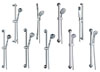 Sliding shower set series